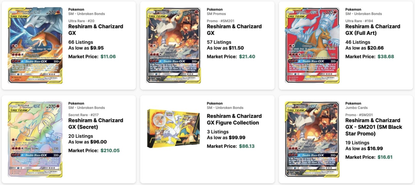 Pricing Pokémon TCG Cards with TCGplayer